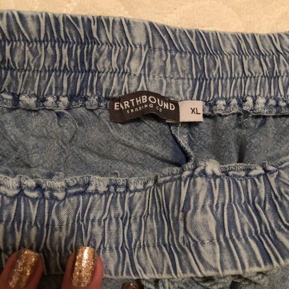 Earthbound Denim-look Shorts - Picture 2 of 3